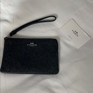 Sparkly Coach wristlet